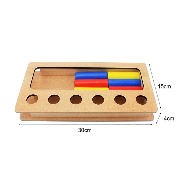 Tri-color Cylinder Insert Box – Montessorii