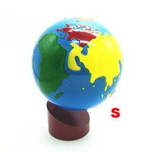 Load image into Gallery viewer, Earth Globe Plastic and Wood Material Learn to Know World