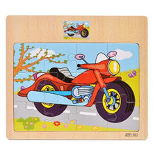 Load image into Gallery viewer, 12Pcs Cartoon Animal/Vehicle Jigsaw Puzzle