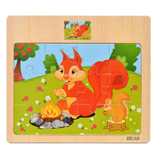 Load image into Gallery viewer, 12Pcs Cartoon Animal/Vehicle Jigsaw Puzzle