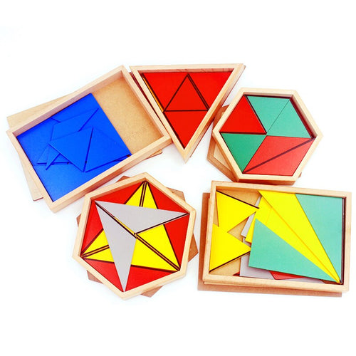 Constructive Triangles Rectangular Pentagon 5 Sets
