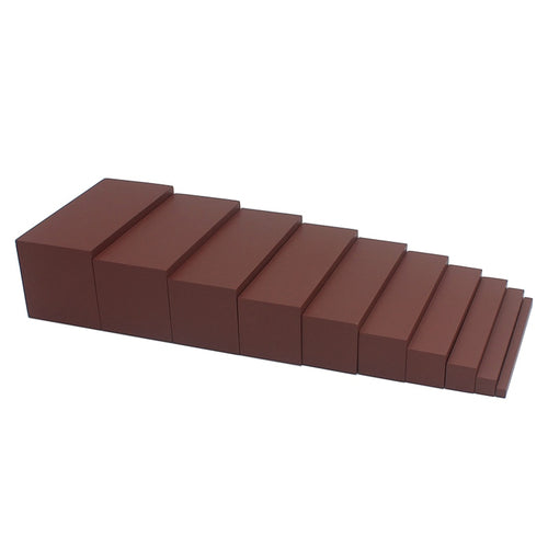 Brown Stairs Small Size Width 0.7-7CM Early Maths Toys