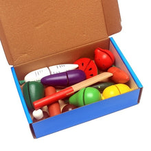 Load image into Gallery viewer, Cutting Fruit Vegetable Pretend Play