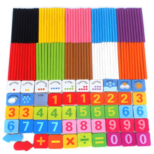 Load image into Gallery viewer, Color Sticks Early Learning Counting Educational Math Toy