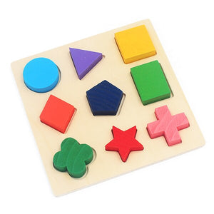 Colorful Geometric Shape Puzzle Tangram