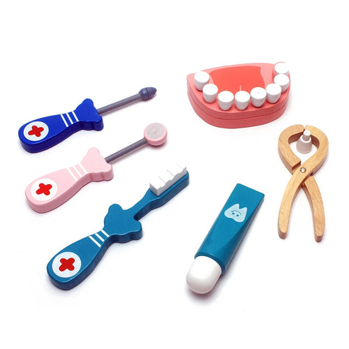 Dentist Tools Wooden Toys