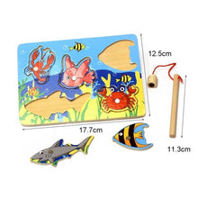 Load image into Gallery viewer, Magnetic 5Pcs Fish &amp; Fishing Rods Set Small Size