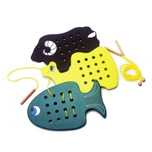 Handmade Line Threading Education Toys