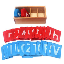 Load image into Gallery viewer, Wooden Boxed Bottom and Upper Sander Blue Red Letters