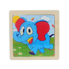 Load image into Gallery viewer, Lovely Animal/Vehicle/Farm/Ocean Jigsaw Puzzle Wooden Toy