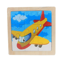 Load image into Gallery viewer, Lovely Animal/Vehicle/Farm/Ocean Jigsaw Puzzle Wooden Toy