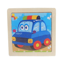 Load image into Gallery viewer, Lovely Animal/Vehicle/Farm/Ocean Jigsaw Puzzle Wooden Toy