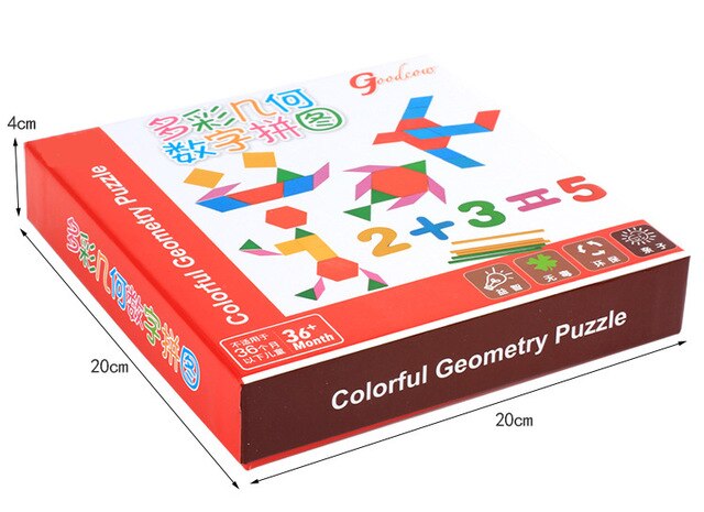 Geometric Figures Colorful Counting Numbers/Rods