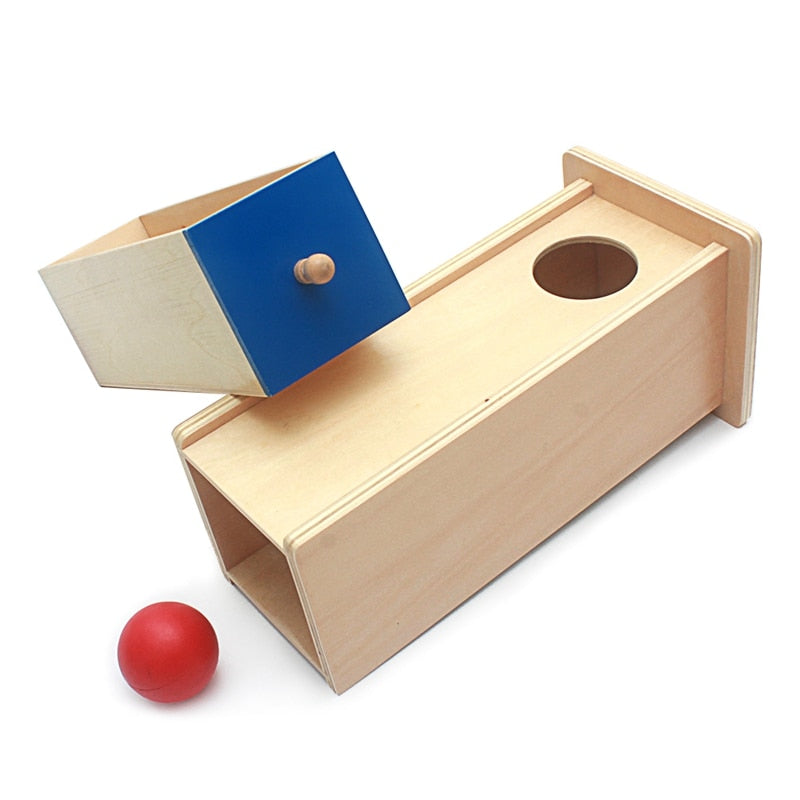 Wood Ball Rectangular Drawer Toy