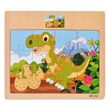Load image into Gallery viewer, Cartoon Animal/Vehicle/Ocean/Dinosaur Puzzle Bus Puzzles