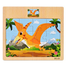 Load image into Gallery viewer, Cartoon Animal/Vehicle/Ocean/Dinosaur Puzzle Bus Puzzles