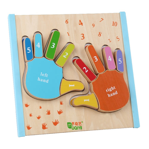 Finger Left Right Hands Digital Color Perception Toy