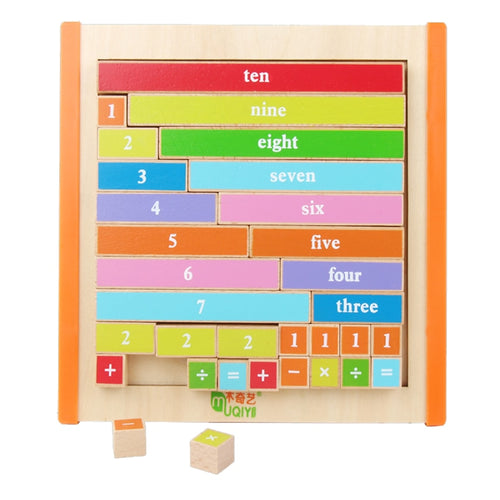 Colorful Digital Number Rods Addition Subtraction Multiplication Computation Toys