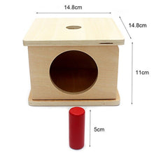 Load image into Gallery viewer, Red Cylinder Matching Box
