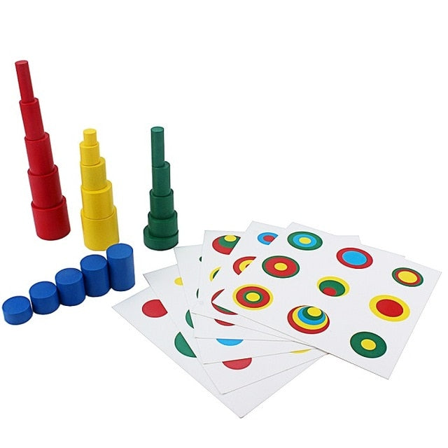 Colorful  Cylinder Block Set