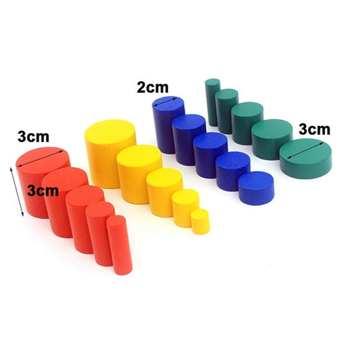 Colorful Cylinder Block Set
