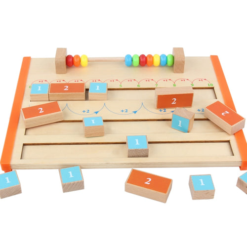 Addition board Abacus Beads Toy Digital 1-10 Arithmetic Board Counting Game