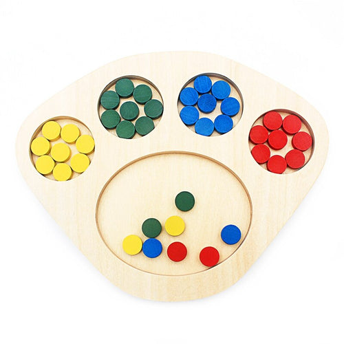 Toddler Montessori Color Sorting Board Game