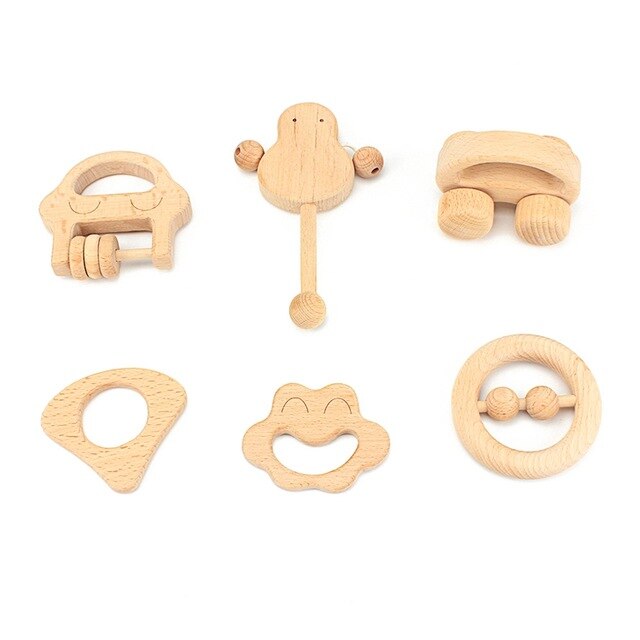 Wooden Rattle Toys