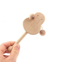 Load image into Gallery viewer, Baby Rattle Bell Music Wooden Toys