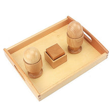 Load image into Gallery viewer, Egg Ball with Cup Cube with Wooden Box Montessori 3D Toys