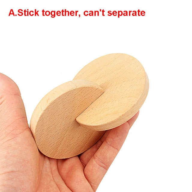 Two Round Coins Object Fitting Exercise Daily Life Toys