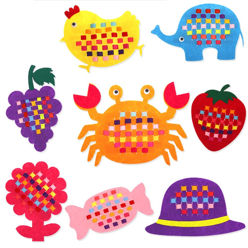 Colorful Manual Work Weaving Educational Toys for Children