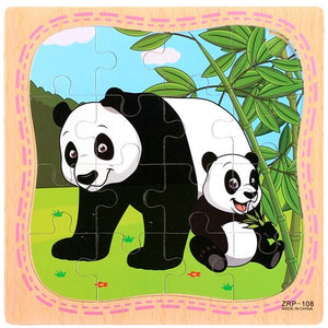 3D Puzzle Toys Jigsaw Board Cartoon Animals/Transports Personalized
