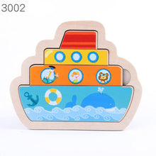 Load image into Gallery viewer, 3D Puzzles Jigsaw Board Colorful Animals / Vehicles / Cartoon Shape