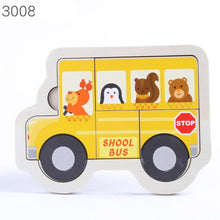 Load image into Gallery viewer, 3D Puzzles Jigsaw Board Colorful Animals / Vehicles / Cartoon Shape