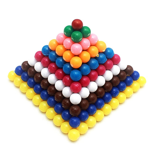 Colorful Square Beads Math Toys